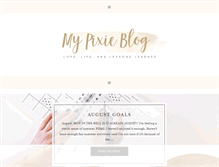 Tablet Screenshot of mypixieblog.com